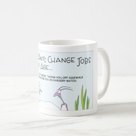 仕事についての蟻のおもしろい事実 コーヒーマグカップ (正面右)