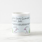 仕事についての蟻のおもしろい事実 コーヒーマグカップ (中央)