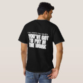 仕事に就く Tシャツ (裏面フル)