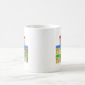 仕事に戻る歓迎、すべての私達恋しく思われるの猫 コーヒーマグカップ (中央)