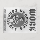 仕事に行く ポストカード (正面)