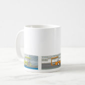 仕事に行って呼び出す コーヒーマグカップ (正面左)