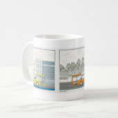 仕事に行って呼び出す コーヒーマグカップ (正面左)