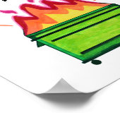 仕事のおもしろいポスターDumpster火災すべて素晴らし ポスター (角)