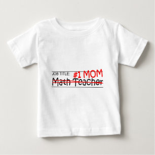 仕事のお母さんの数学の教師 ベビーTシャツ