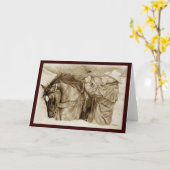 「仕事のためのカード」グリーティングカード カード (黄色い花)