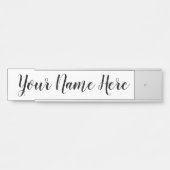 仕事のための名札 サインプレート (正面)