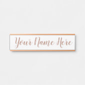 仕事のための名札 サインプレート (正面)