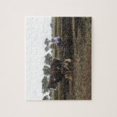 仕事のばん馬のジグソーパズル ジグソーパズル (縦)