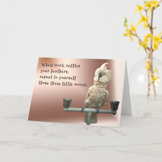 仕事のひだ カード (黄色い花)