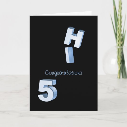 仕事のよくされたカード カード (正面)