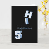 仕事のよくされたカード カード (黄色い花)