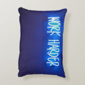 仕事のより堅いネオンサイン アクセントクッション (裏面(縦))