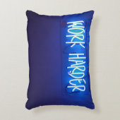 仕事のより堅いネオンサイン アクセントクッション (正面(垂直))