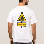 仕事のアメリカヘラジカ Tシャツ (裏面)