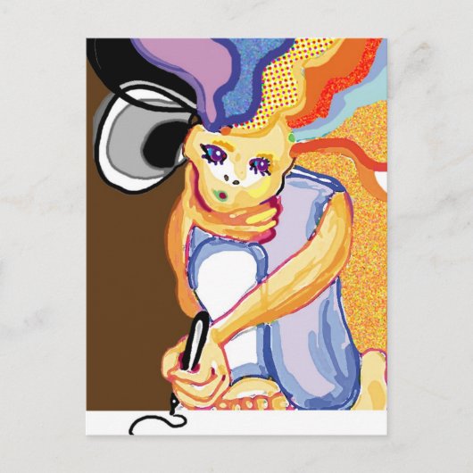 仕事のアーティスト ポストカード (正面)