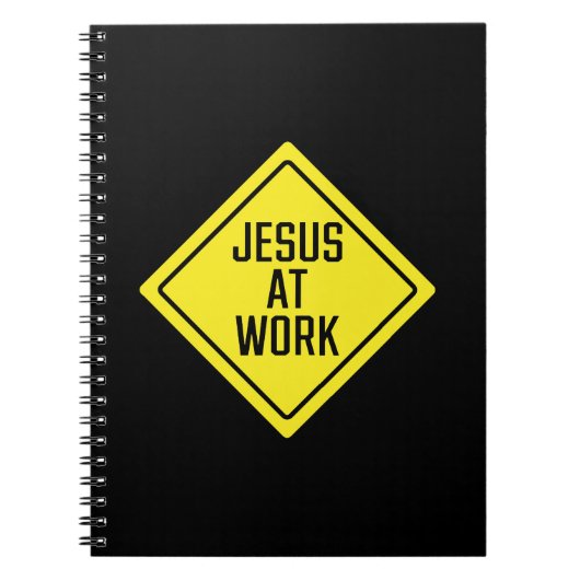 仕事のイエス |トラフィック記号 |スパイラルノートブック ノートブック (正面)