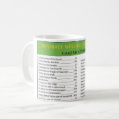 仕事のカロリー コーヒーマグカップ (正面左)