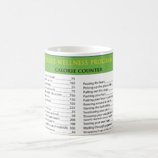 仕事のカロリー コーヒーマグカップ