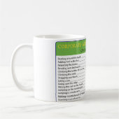 仕事のカロリー コーヒーマグカップ (左)