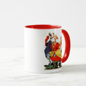 仕事のサンタ マグカップ (正面右)