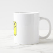 仕事のジャンボマグの注意の人 ジャンボコーヒーマグカップ (右)