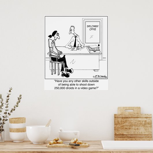 仕事のスキルは？ ポスター (キッチン)