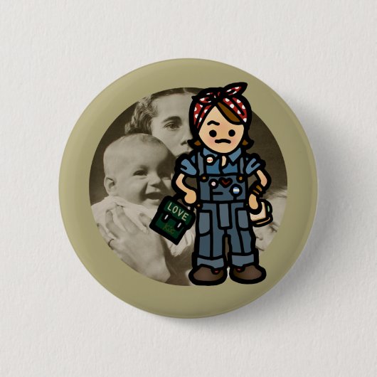 仕事のバッジ 缶バッジ (正面)