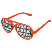 仕事のパーティーはおもしろいオフィスのユーモアの贈り物 アビエーターサングラス (アングル)