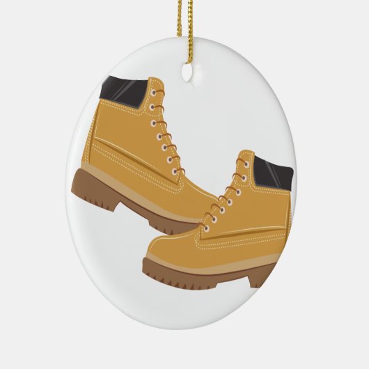 仕事のブーツ セラミックオーナメント (右)