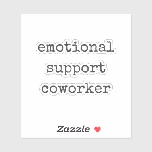 仕事のベスティーおもしろいギフト感情的なサポート同僚 シール (シート)