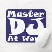 仕事のマウスマットのマスターDJ マウスパッド (マウス)