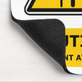 仕事のマウスマットの学生 マウスパッド (コーナー)