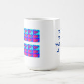 仕事のマグで-気違いの科学者を妨げないで下さい コーヒーマグカップ (中央)
