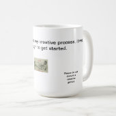 仕事のマグの作家 コーヒーマグカップ (正面右)