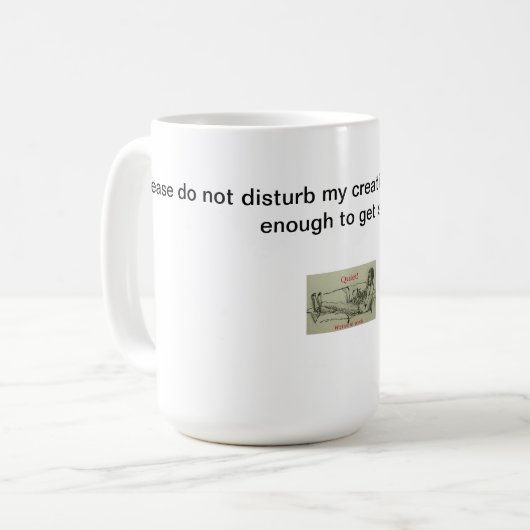 仕事のマグの作家 コーヒーマグカップ (正面左)