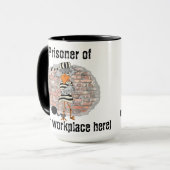 仕事のマグの囚人 マグカップ (正面左)