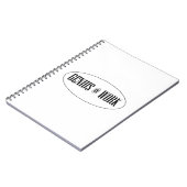 仕事のロゴの天才 ノートブック (左側)