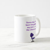 仕事の休暇のマグ コーヒーマグカップ (正面右)