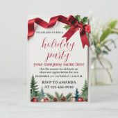 仕事の休暇パーティー 招待状 (スタンド正面)