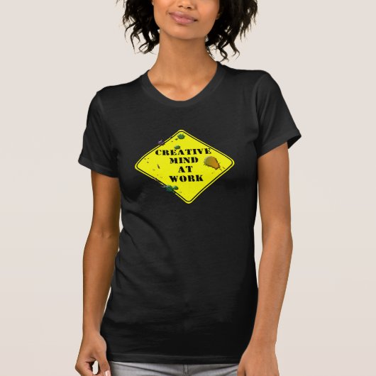 仕事の創造的な心 Tシャツ (正面)