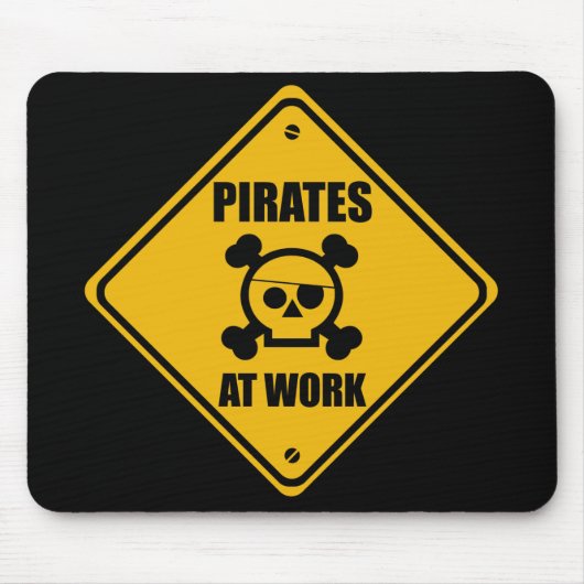 仕事の印-マウスパッドの海賊 マウスパッド (正面)