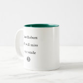 仕事の同僚のために現在に去ることは| 2マグにある調子を与えます ツートーンマグカップ (正面左)