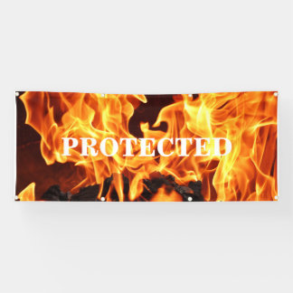 仕事の場所の旗 横断幕