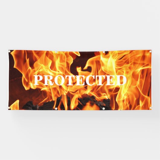 仕事の場所の旗 横断幕 (横)