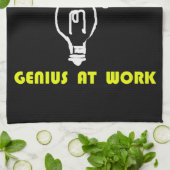 仕事の天才 キッチンタオル (折り畳み)