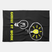 仕事の天才 キッチンタオル (横)