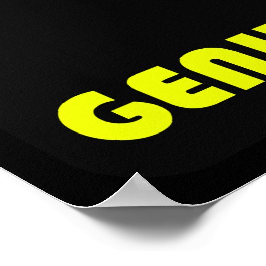 仕事の天才 ポスター (角)