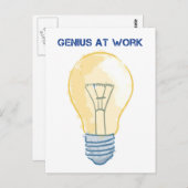 仕事の天才 ポストカード (正面/裏面)
