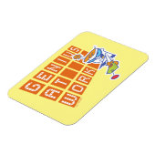 仕事の天才 マグネット (左側)